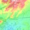 Topografische kaart Losa del Obispo, hoogte, reliëf