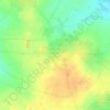 Topografische kaart Colomby-sur-Thaon, hoogte, reliëf