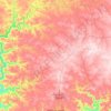 Topografische kaart Ipê, hoogte, reliëf