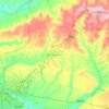 Topografische kaart Uhunmwonde, hoogte, reliëf