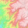 Topografische kaart Canta, hoogte, reliëf