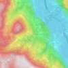 Topografische kaart Tisens - Tesimo, hoogte, reliëf