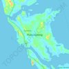 Topografische kaart Pulau Galang, hoogte, reliëf