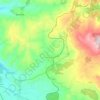 Topografische kaart Vinchiaturo, hoogte, reliëf