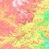 Topografische kaart Serraria, hoogte, reliëf
