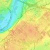 Topografische kaart 95610, hoogte, reliëf