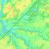 Topografische kaart Plainsboro Township, hoogte, reliëf