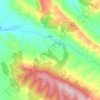 Topografische kaart Bea, hoogte, reliëf