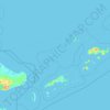 Topografische kaart Tawi-Tawi, hoogte, reliëf