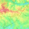 Topografische kaart Loiron-Ruillé, hoogte, reliëf