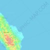 Topografische kaart Nias, hoogte, reliëf
