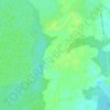 Topografische kaart Are küla, hoogte, reliëf