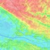 Topografische kaart 44220, hoogte, reliëf