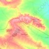 Topografische kaart Manzanilla, hoogte, reliëf