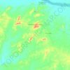 Topografische kaart Buriti do Tocantins, hoogte, reliëf