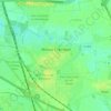 Topografische kaart Moissy-Cramayel, hoogte, reliëf