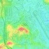 Topografische kaart Kampung Baru Subang, hoogte, reliëf