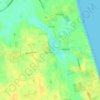 Topografische kaart Skipsea, hoogte, reliëf