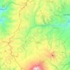 Topografische kaart Pilahuin, hoogte, reliëf
