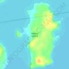 Topografische kaart Valcour Island, hoogte, reliëf
