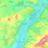 Topografische kaart Longstock, hoogte, reliëf