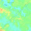 Topografische kaart Kecamatan Sungai Mandau, hoogte, reliëf