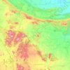Topografische kaart Talupula, hoogte, reliëf