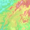Topografische kaart Maredumilli, hoogte, reliëf