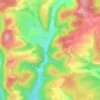 Topografische kaart Niederstadtfeld, hoogte, reliëf