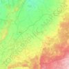 Topografische kaart Vara kommun, hoogte, reliëf