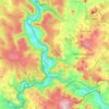 Topografische kaart 34346, hoogte, reliëf
