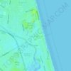 Topografische kaart New Brighton, hoogte, reliëf
