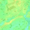 Topografische kaart Wheldrake, hoogte, reliëf