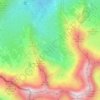 Topografische kaart Czarny Staw Gąsienicowy, hoogte, reliëf