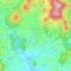 Topografische kaart Niedenstein, hoogte, reliëf