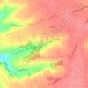 Topografische kaart Le Fournet, hoogte, reliëf