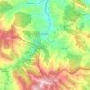 Topografische kaart Enciso, hoogte, reliëf