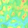 Topografische kaart Errigal, hoogte, reliëf