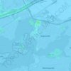 Topografische kaart Kaag, hoogte, reliëf