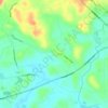 Topografische kaart Feddan, hoogte, reliëf