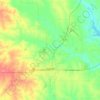 Topografische kaart Pittsfield, hoogte, reliëf