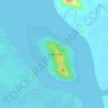 Topografische kaart Pulau Salak, hoogte, reliëf