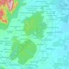 Topografische kaart Satyavedu, hoogte, reliëf