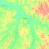Topografische kaart Pirapemas, hoogte, reliëf
