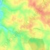Topografische kaart La Vallée-Mulâtre, hoogte, reliëf