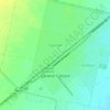 Topografische kaart General Cabrera, hoogte, reliëf
