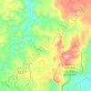Topografische kaart São Gonçalo do Rio das Pedras, hoogte, reliëf