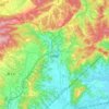 Topografische kaart Murata, hoogte, reliëf