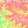Topografische kaart 62650, hoogte, reliëf