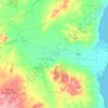 Topografische kaart Rufiji, hoogte, reliëf